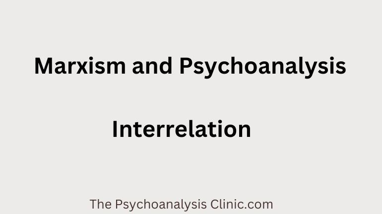 Marxism and Psychoanalysis relationship